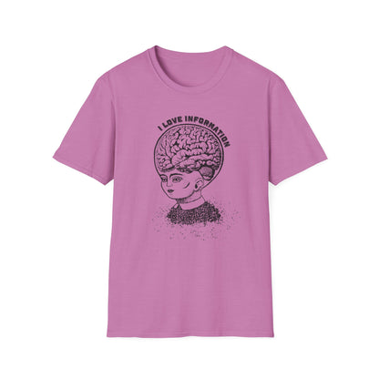 "I Love Information" Unisex Softstyle T-shirt