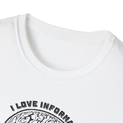 "I Love Information" Unisex Softstyle T-shirt