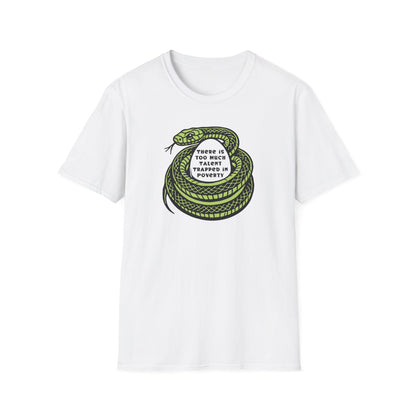 Talent Trapped in Poverty / Social Justice : Unisex Softstyle T-shirt