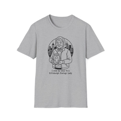 "Pittsburgh Pierogi Lady" Unisex Softstyle T-shirt