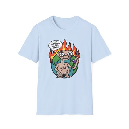 Retro 80's Pop Culture / Phone Home Unisex Softstyle Tee