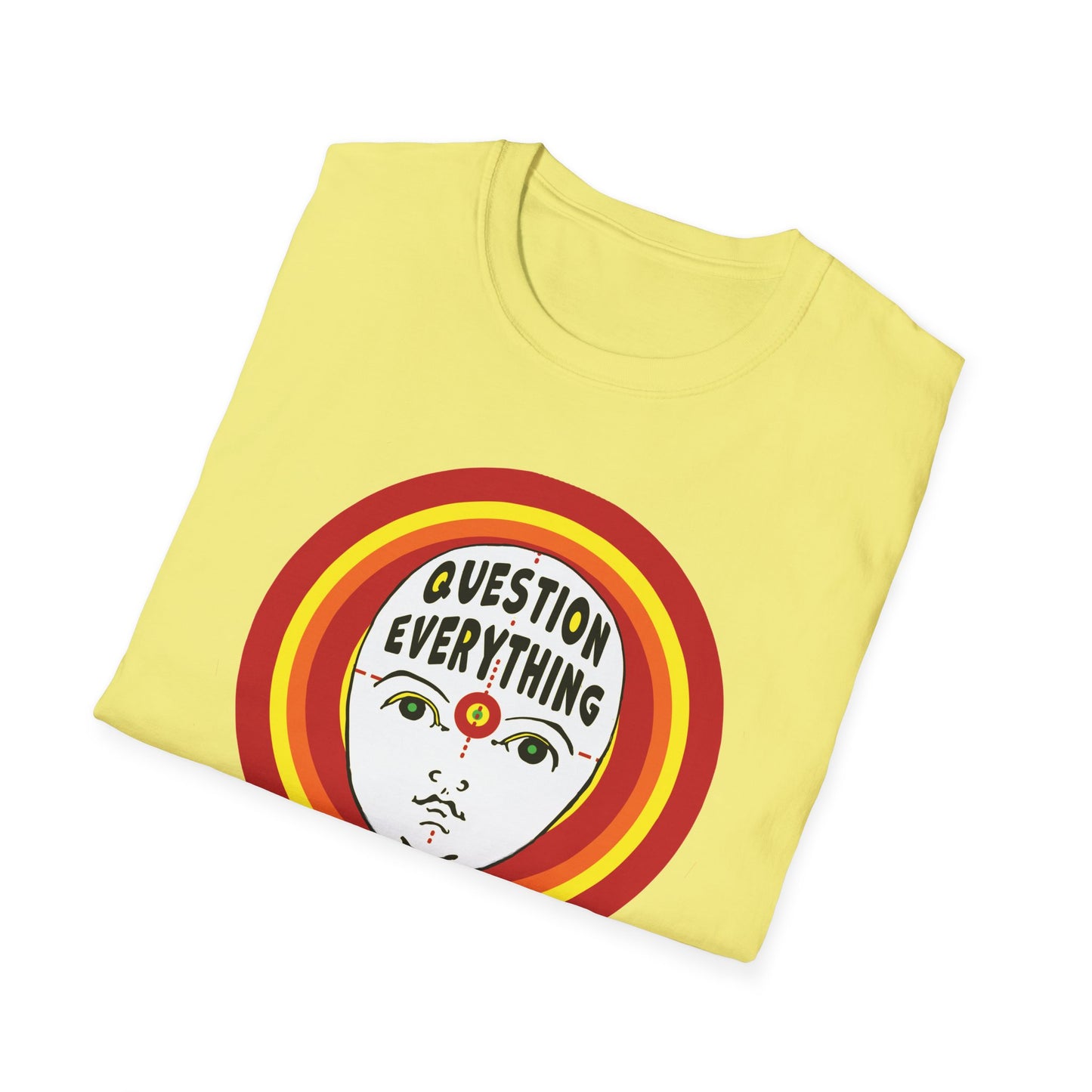 Question Everything : Unisex Softstyle T-Shirt