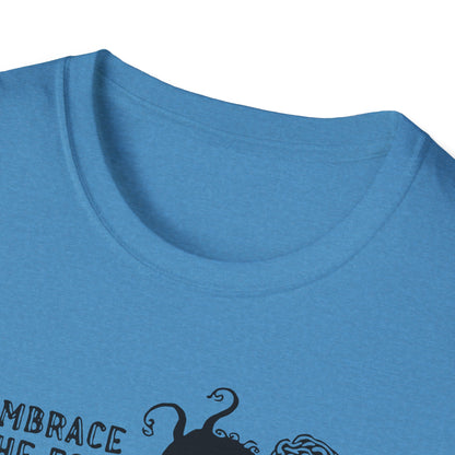 Embrace the Ego Death Unisex Softstyle T-Shirt - Perfect for Self-Discovery and Mindfulness