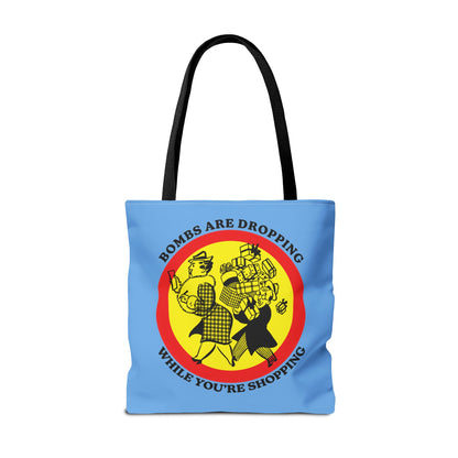 Bombs are Dropping : Shopping Tote Bag