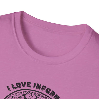 "I Love Information" Unisex Softstyle T-shirt