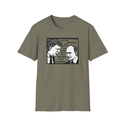 "No Kings - Trump and Putin Oligarch Parody" Unisex Softstyle T-shirt