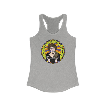 Women Must Serve Men : Women's Racerback Tank Top