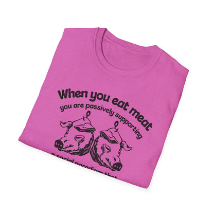 Animal Rights / Paradigm of Cruelty : Unisex Softstyle T-Shirt