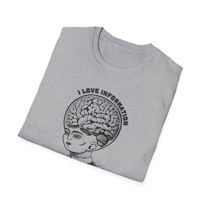 "I Love Information" Unisex Softstyle T-shirt