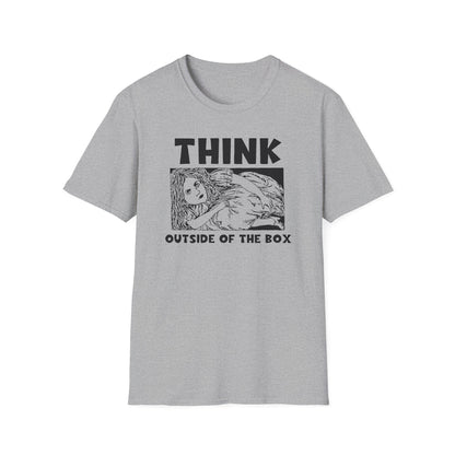 Think Outside of the Box : Unisex Softstyle T-Shirt