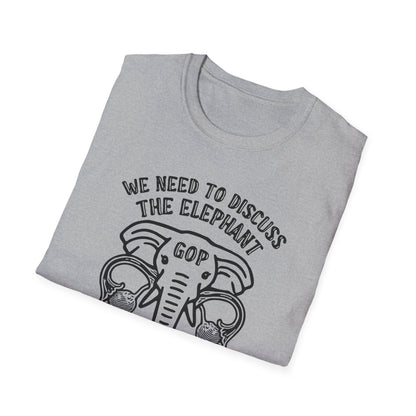"Elephant in the Womb" Unisex Softstyle T-shirt