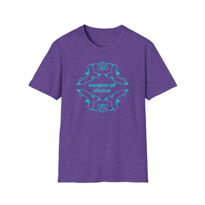 "Glue Gun - Weapon of Choice" Unisex Softstyle Tee