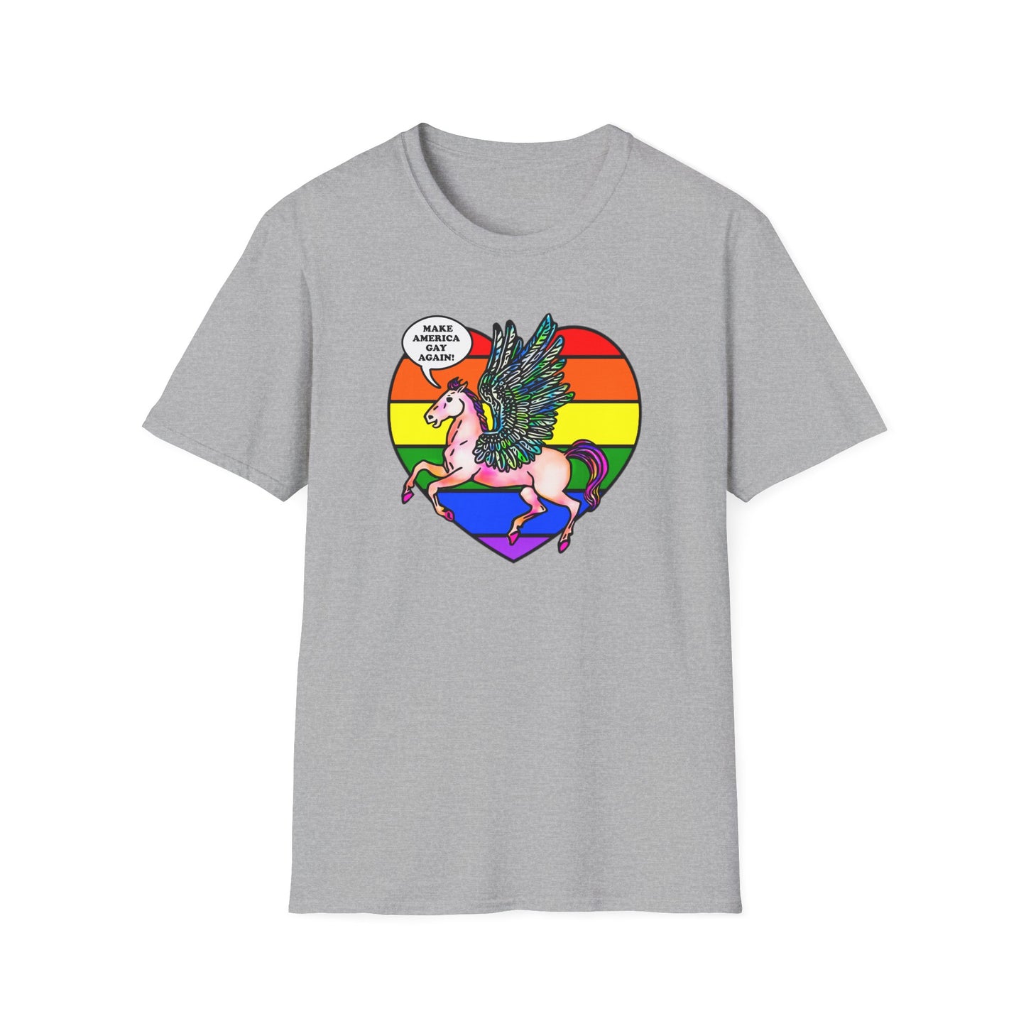 Make America Gay Again! : Unisex Softstyle T-shirt