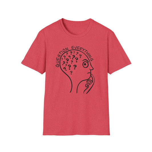 Question Everything : Unisex Softstyle T-Shirt