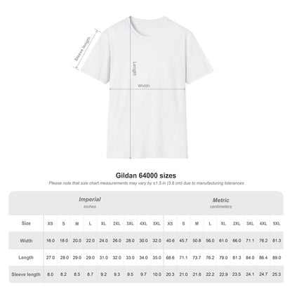 Back on My Bullshit / Chaos Bunny : Unisex Softstyle T-shirt