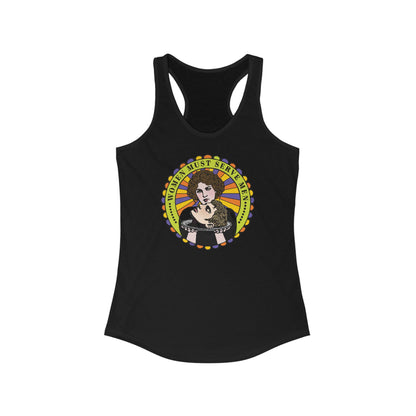 Women Must Serve Men : Women's Racerback Tank Top