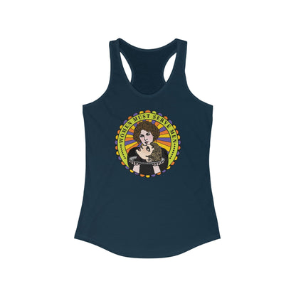 Women Must Serve Men : Women's Racerback Tank Top
