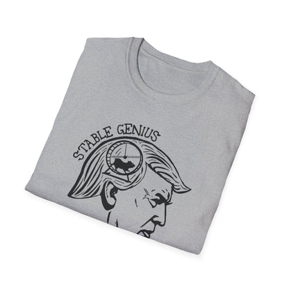 Stable Genius / Political Humor : Unisex Softstyle T-shirt