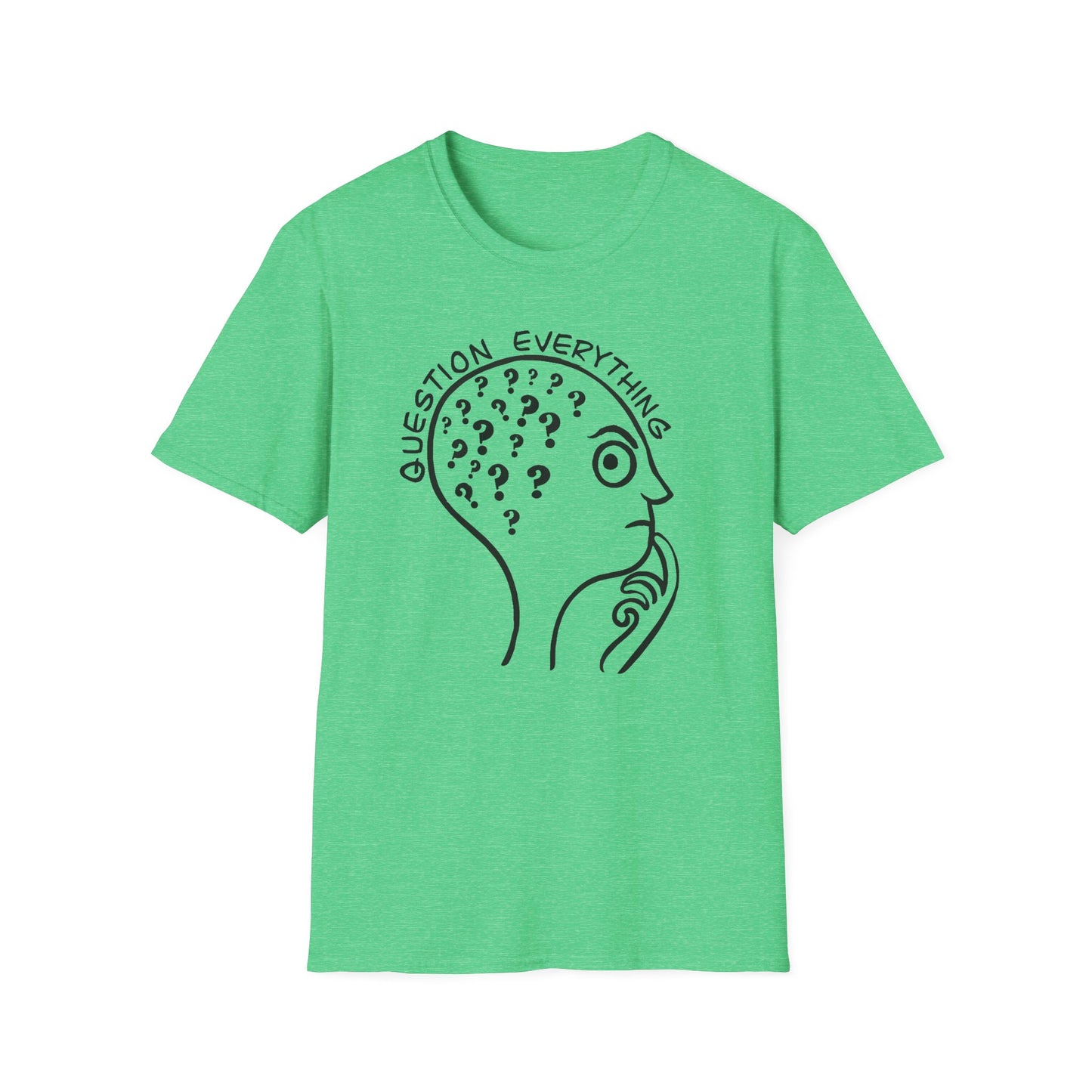 Question Everything : Unisex Softstyle T-Shirt
