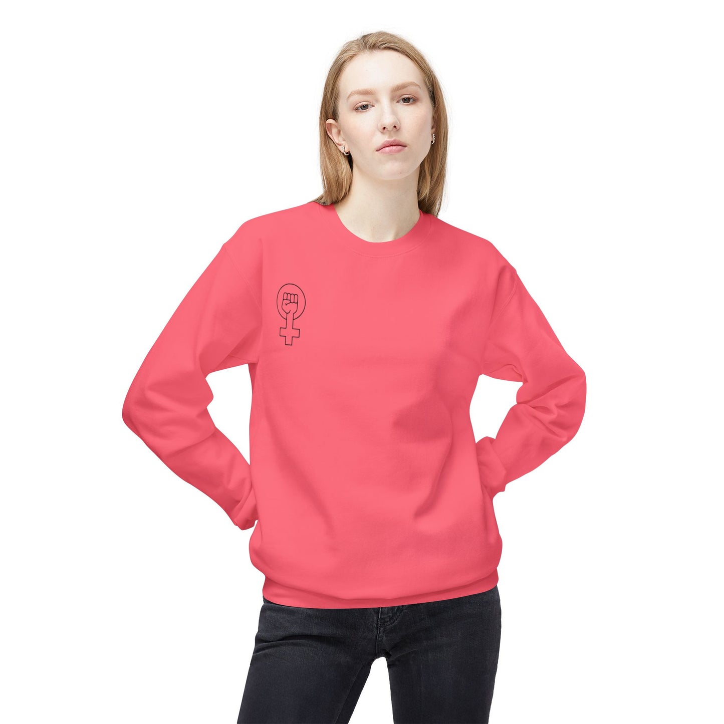 As Many Rights as a Gun / Women's Rights : Unisex Double Sided Sweatshirt