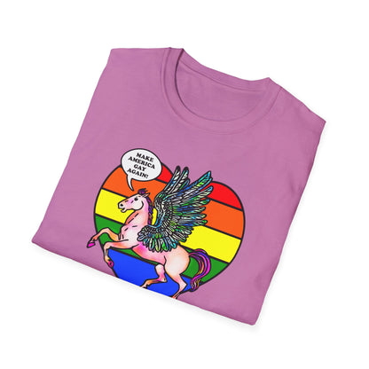 Make America Gay Again! : Unisex Softstyle T-shirt