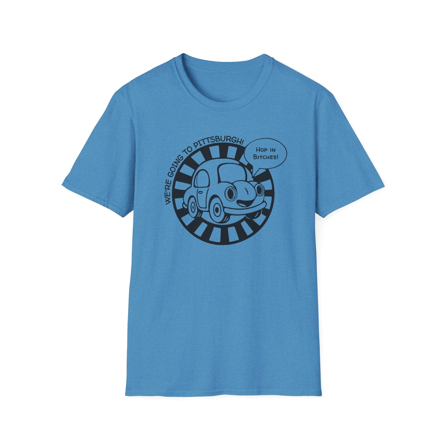 Pittsburgh Roadtrip Adventure Unisex SoftStyle T-shirt
