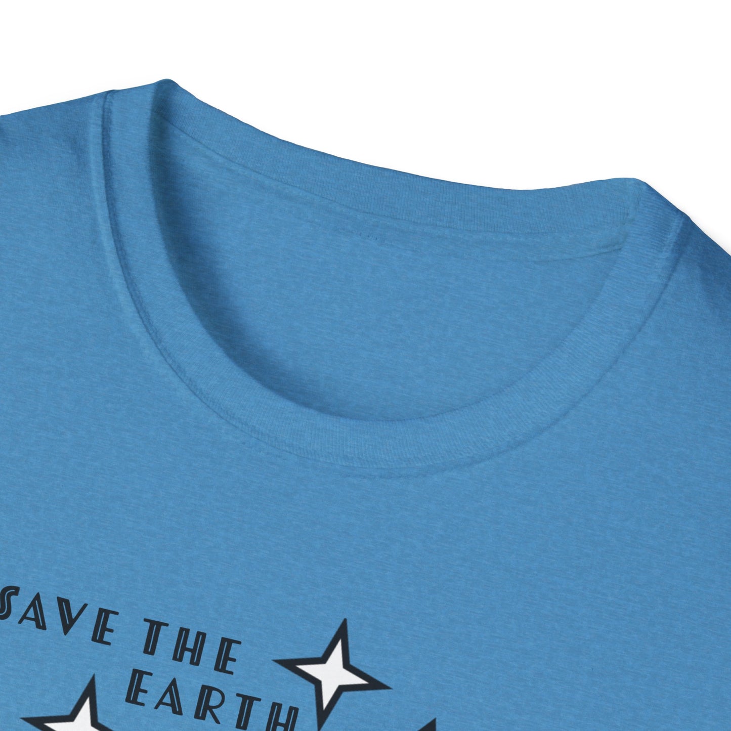 "Save the Earth" Anti-natalist Unisex Softstyle T-shirt