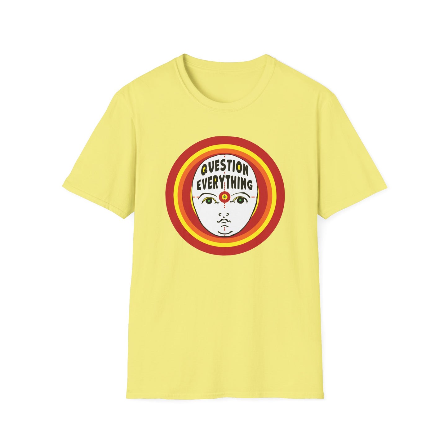 Question Everything : Unisex Softstyle T-Shirt