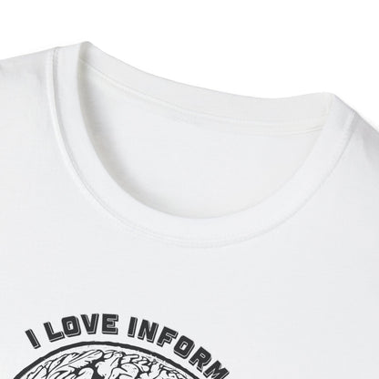 "I Love Information" Unisex Softstyle T-shirt