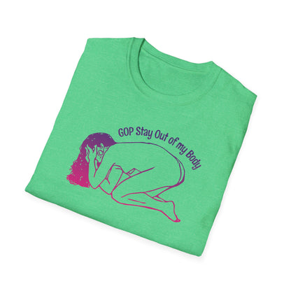 G.O.P. Stay out of my Body! : Unisex Softstyle T-Shirt