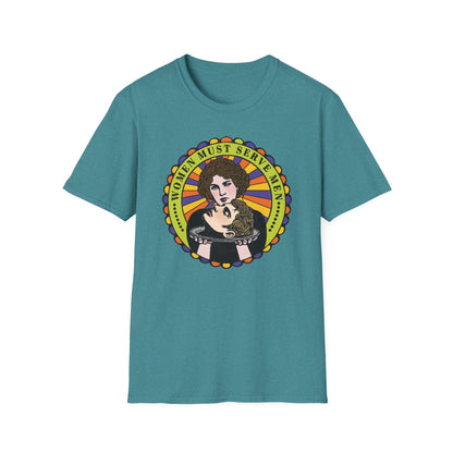 Women Must Serve Men : Unisex Softstyle T-shirt