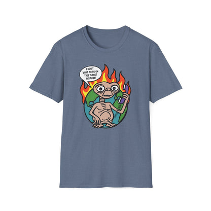 Retro 80's Pop Culture / Phone Home Unisex Softstyle Tee