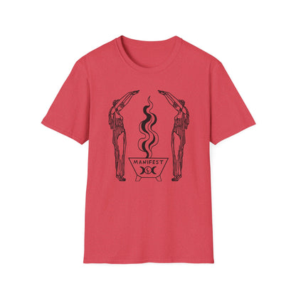 Feminist Witchy Vibes / Occult MANIFEST : Unisex Softstyle T-Shirt