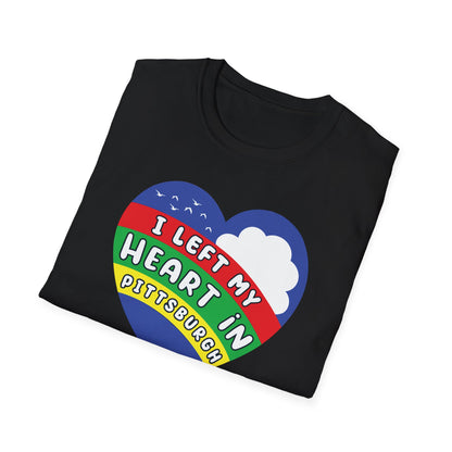 I Left My Heart in Pittsburgh : Unisex Softstyle T-Shirt