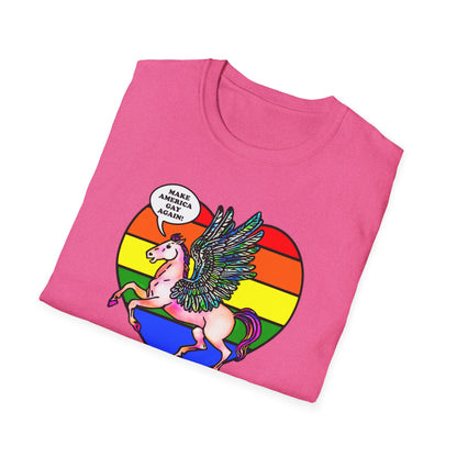 Make America Gay Again! : Unisex Softstyle T-shirt