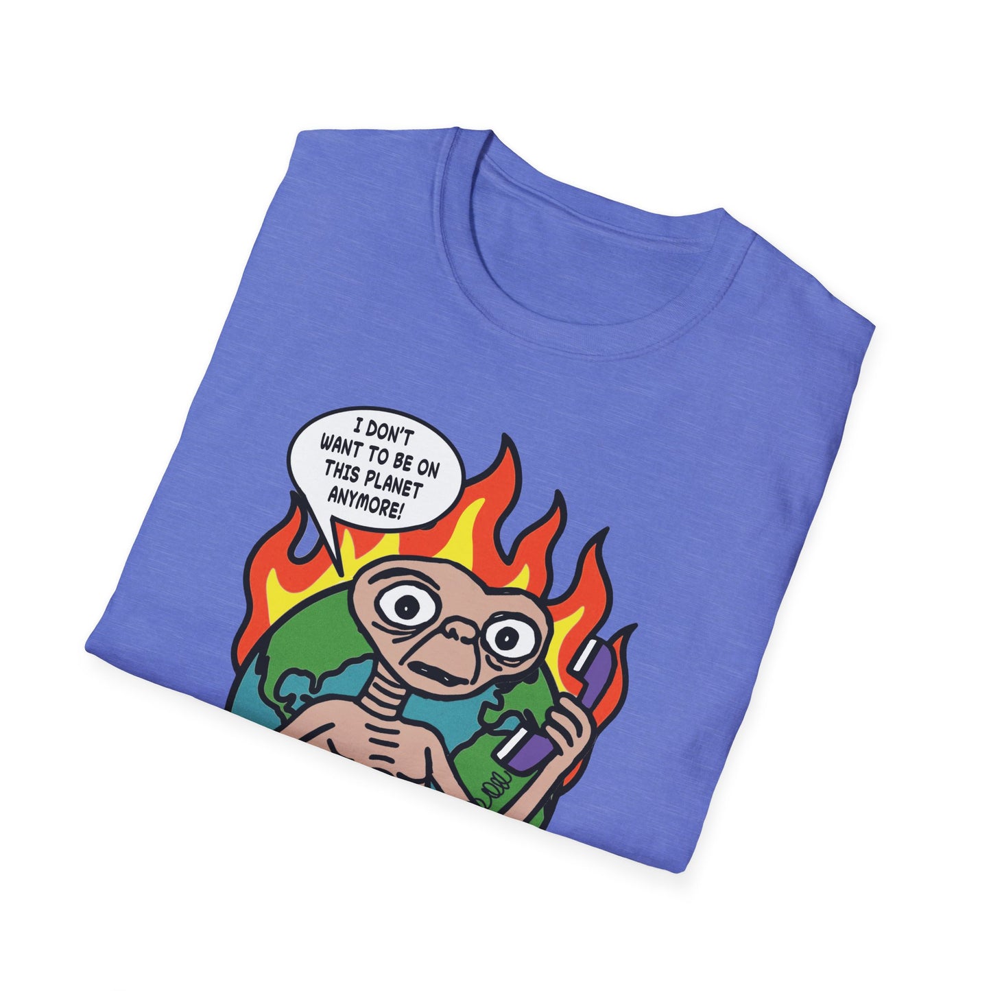Retro 80's Pop Culture / Phone Home Unisex Softstyle Tee