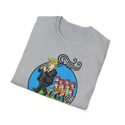 "Pied Piper Political Satire" Unisex Softstyle T-shirt