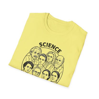 "Science is not a Liberal Conspiracy" Unisex Softstyle T-shirt