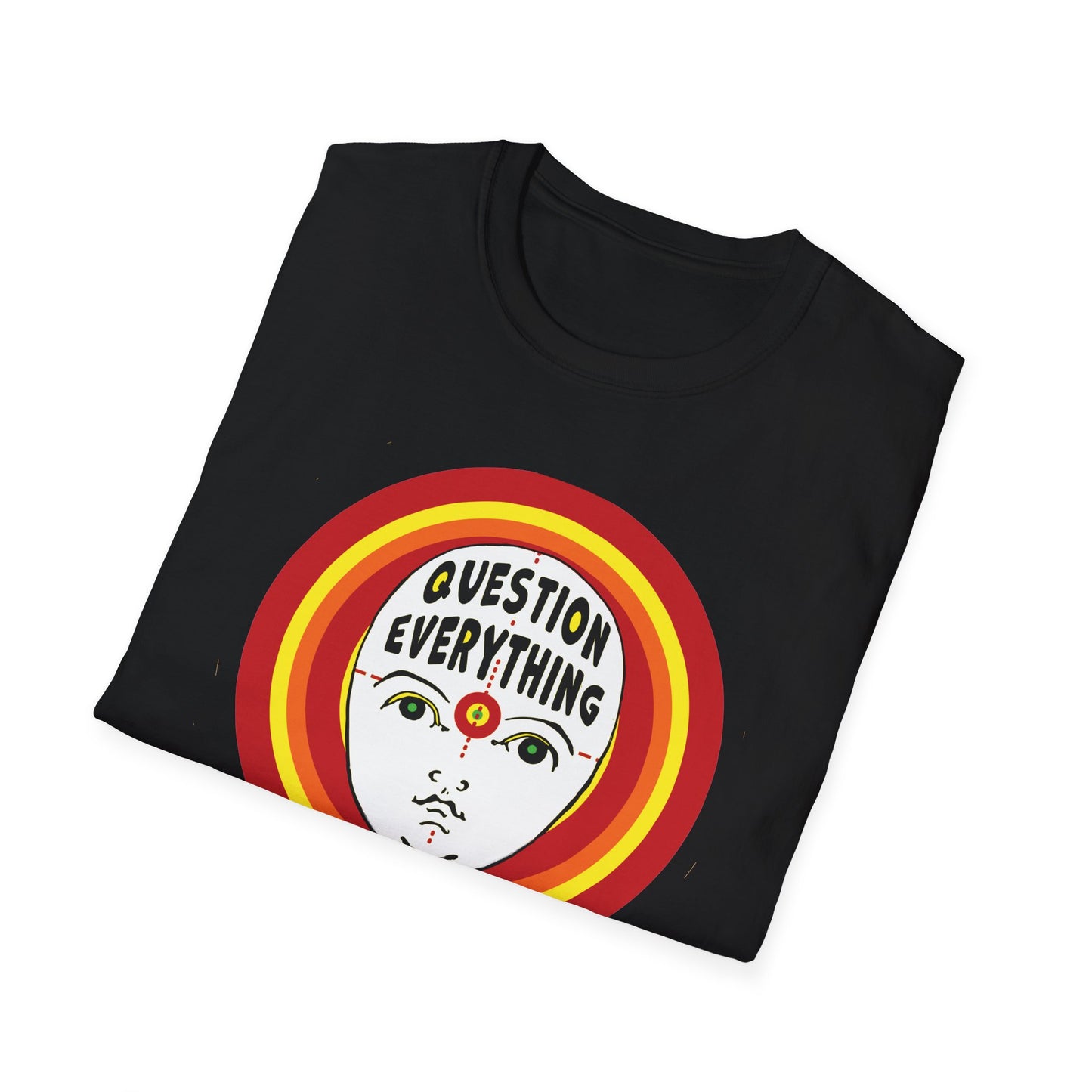 Question Everything : Unisex Softstyle T-Shirt