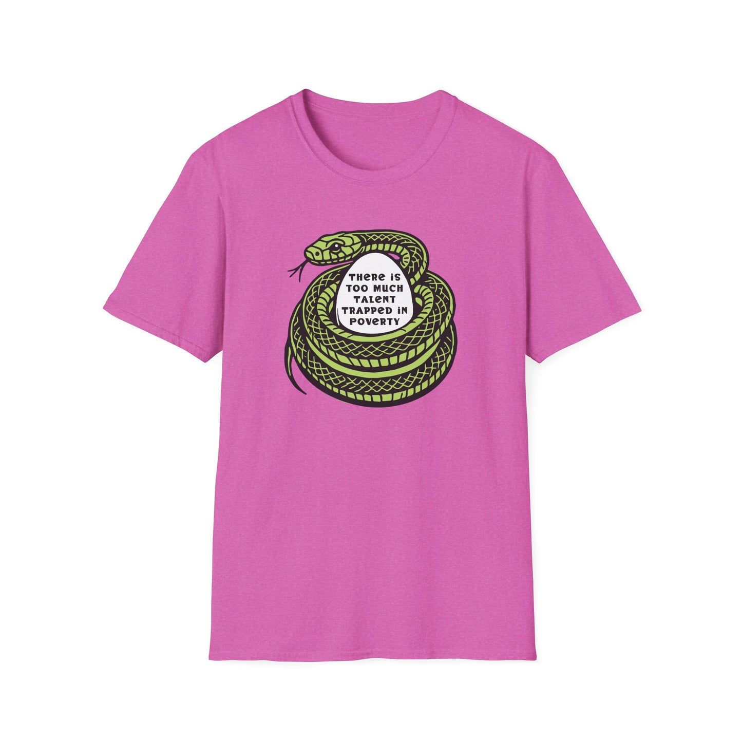 "Talent Trapped in Poverty" Unisex Softstyle T-shirt