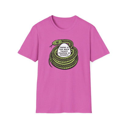 "Talent Trapped in Poverty" Unisex Softstyle T-shirt