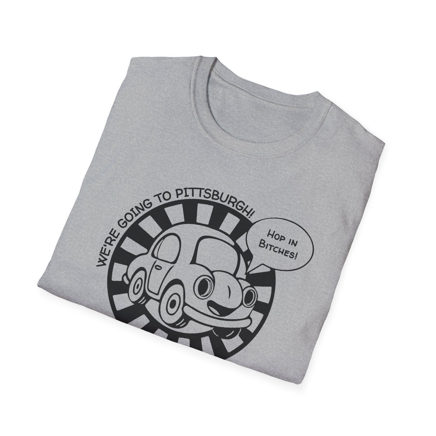 Pittsburgh Roadtrip Adventure Unisex SoftStyle T-shirt
