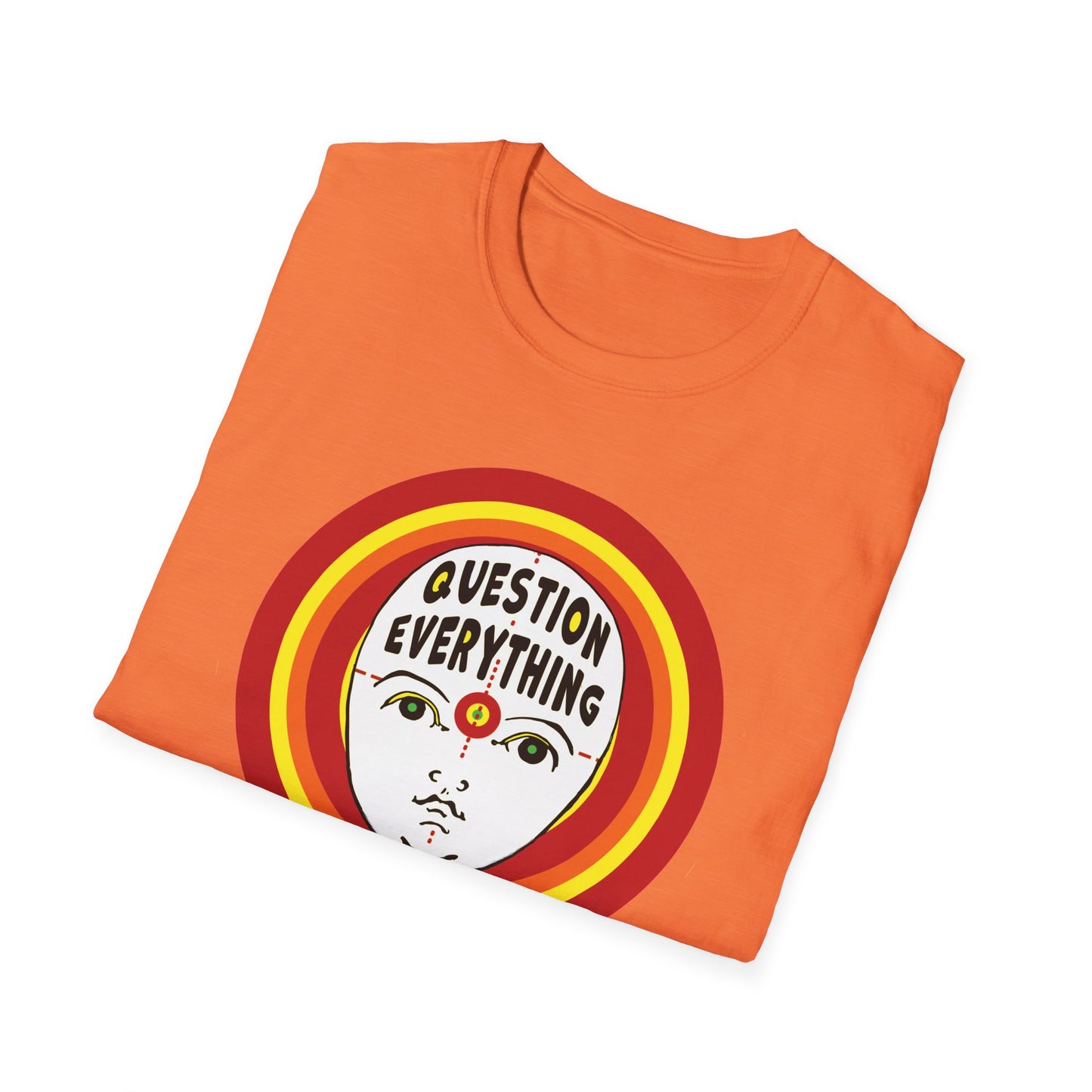 Question Everything : Unisex Softstyle T-Shirt