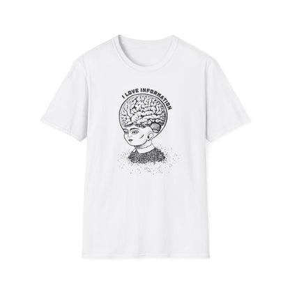 "I Love Information" Unisex Softstyle T-shirt