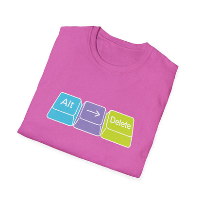 "Alt Right Delete" Unisex Softstyle T-shirt