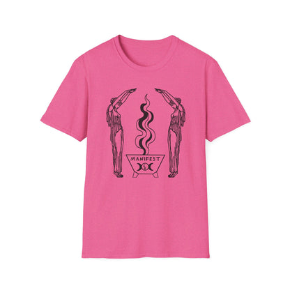 Feminist Witchy Vibes / Occult MANIFEST : Unisex Softstyle T-Shirt