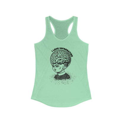 "I Love Information" Women's Softstyle Tank Top