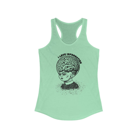 "I Love Information" Women's Softstyle Tank Top