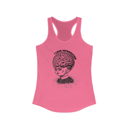 "I Love Information" Women's Softstyle Tank Top