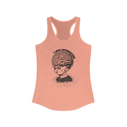 "I Love Information" Women's Softstyle Tank Top